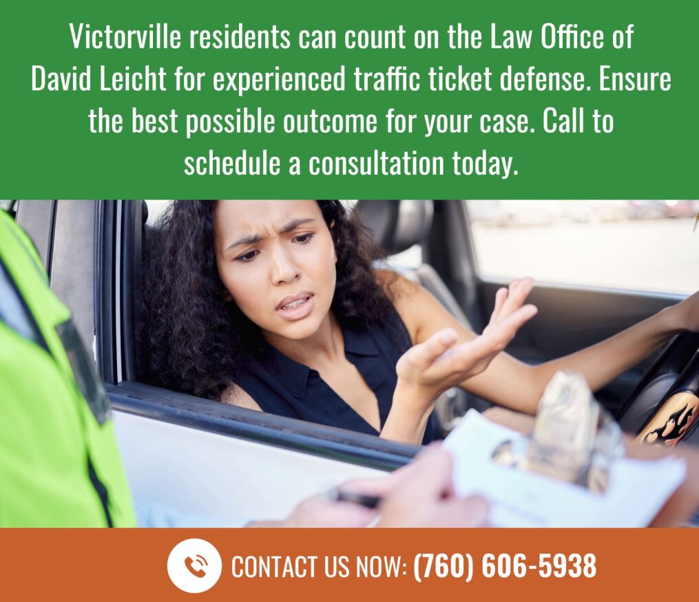 Victorville, CA Traffic Ticket Attorney